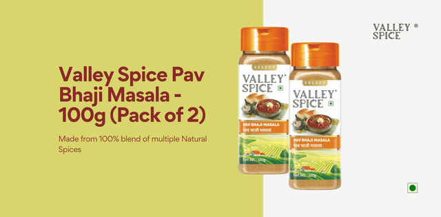 Valley Spice Pav Bhaji Masala - 100g (Pack of 2)